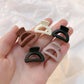 Women's Hair Clip With Frosted Back Of The Head Spoon