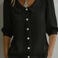 Collared Short-sleeve Blouse Fashion Casual Versatile Loose Shirt Women's Clothing
