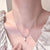 Moonstone Light Luxury And Simplicity All-match Necklace Clavicle