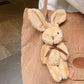 Figurine rabbit corduroy bag
