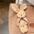 Figurine rabbit corduroy bag
