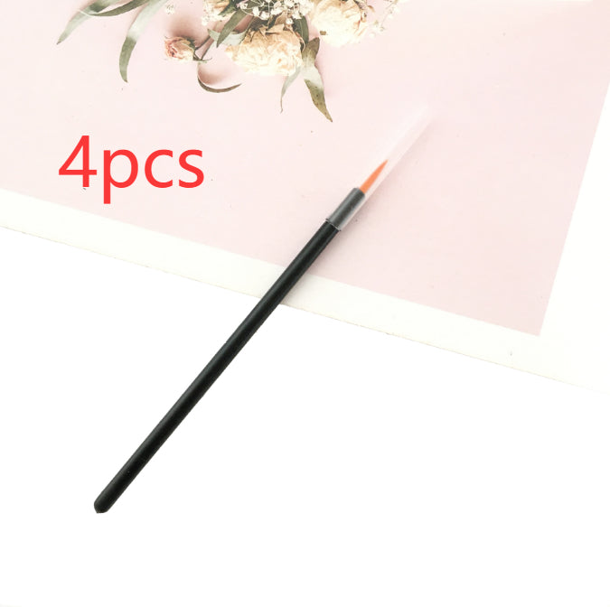 Disposable Eyeliner With A Fiber Tip And Brush Applicator