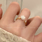 Floral Ring With A Niche High-end Design Minimalist Style For Women