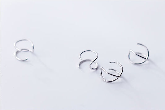 S925 silver ear clip