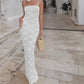 Sling Lace See-through Slim-fit Sheath Dress