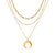 Korean Jewelry Multi-Layer Chain Head Pendant Necklace
