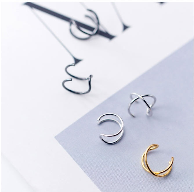 S925 silver ear clip