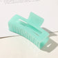 Japan And South Korea Simple Large Square Hollow Grab Clip