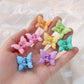 Women's Hair Clip With Frosted Back Of The Head Spoon