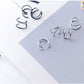 S925 silver ear clip