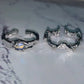 Moonstone Irregular Ring Wave Geometric Ring For Women