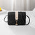 Women's Everyday Joker Contrast Pearl Pendant Small Square Bag