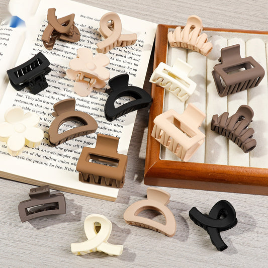 Frosted Hair Clip Cute Hair Updo Grip Women's High Hair Accessories