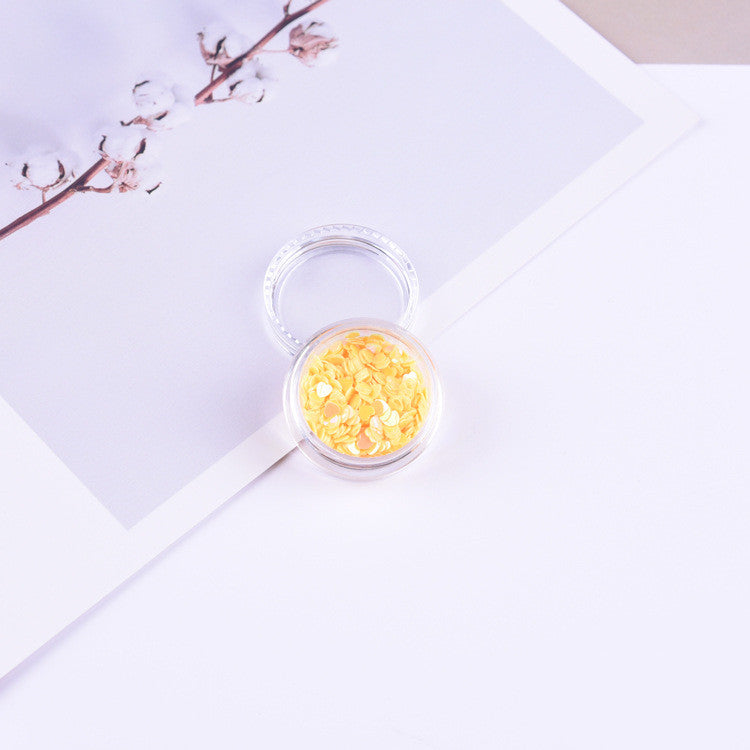 3mm Heart Laser Sequin Decorative Patch