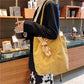 Figurine rabbit corduroy bag