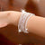 Versatile Diamond Full Diamond Elastic Bracelet