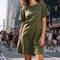 New Short Sleeve Sporty Casual Dress