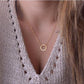 Korean Jewelry Multi-Layer Chain Head Pendant Necklace