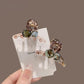 Exquisite Square Zirconia Small Claw Clip New Pearl Bangs Clip Side