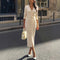 Fashionable Minimalist And Slim Fit Womens Dress