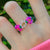 European And American Ins Style Creative Stretch Crystal Beads Ring Internet Celebrity