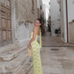 Sling Lace See-through Slim-fit Sheath Dress