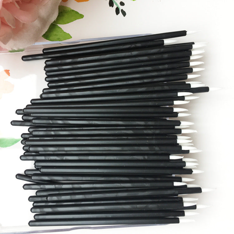 Disposable Eyeliner With A Fiber Tip And Brush Applicator