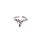 Floral Ring With A Niche High-end Design Minimalist Style For Women
