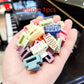 Japan And South Korea Simple Large Square Hollow Grab Clip