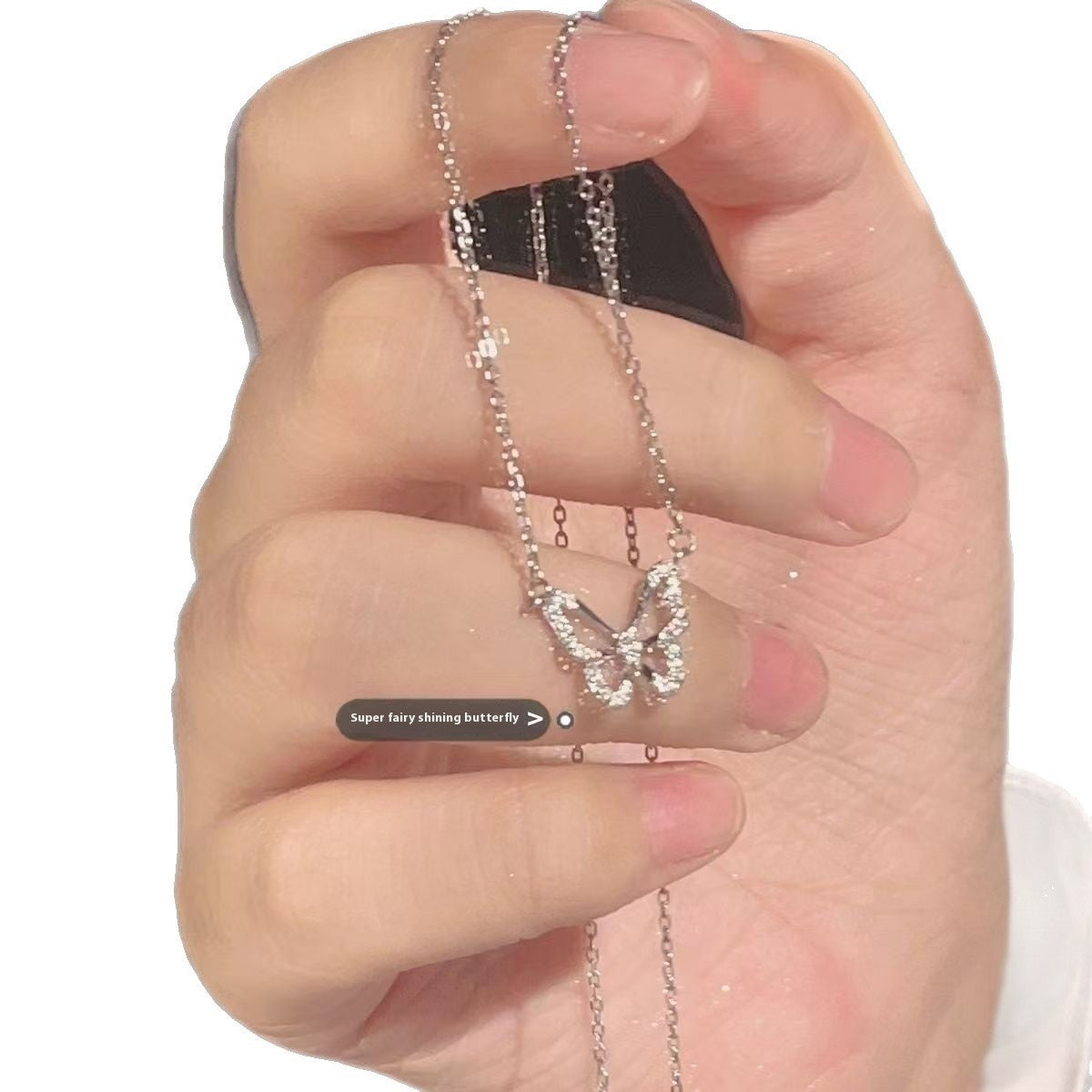 Moonstone Light Luxury And Simplicity All-match Necklace Clavicle