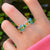 European And American Ins Style Creative Stretch Crystal Beads Ring Internet Celebrity