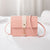 Women's Everyday Joker Contrast Pearl Pendant Small Square Bag