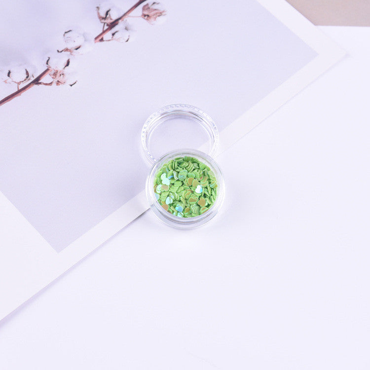 3mm Heart Laser Sequin Decorative Patch