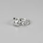 Floral Ring With A Niche High-end Design Minimalist Style For Women