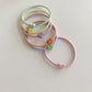 Love Hair Band Candy Color Headband Highly Elastic Hair Rope Hair Elastic Band
