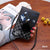 Contrast Vertical Touch Screen Phone Bag Women's Crossbody