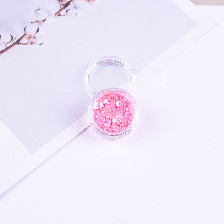 3mm Heart Laser Sequin Decorative Patch