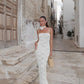 Sling Lace See-through Slim-fit Sheath Dress