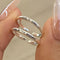 Long Live Life Letters Live In The Moment Pinky Ring Little Finger Ring