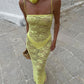 Sling Lace See-through Slim-fit Sheath Dress