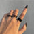Creative Alloy Geometric Joint Ring Set