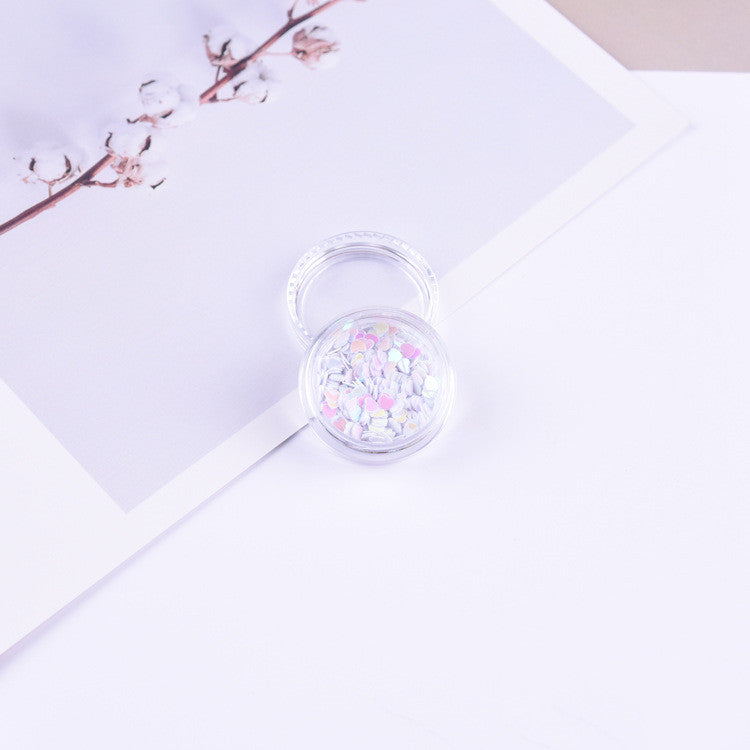 3mm Heart Laser Sequin Decorative Patch