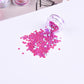 3mm Heart Laser Sequin Decorative Patch