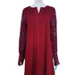 Women's Fashionable Elegant Lace Long Sleeve Dress